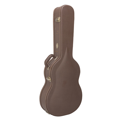 GW-GD brown acoustic case,mink lint lining