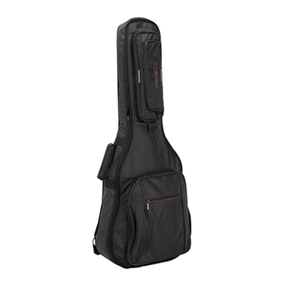 HF-9899B Acoustic Guitar bag Black new cross grain fabric+15mm EPE 210 lint black  inner